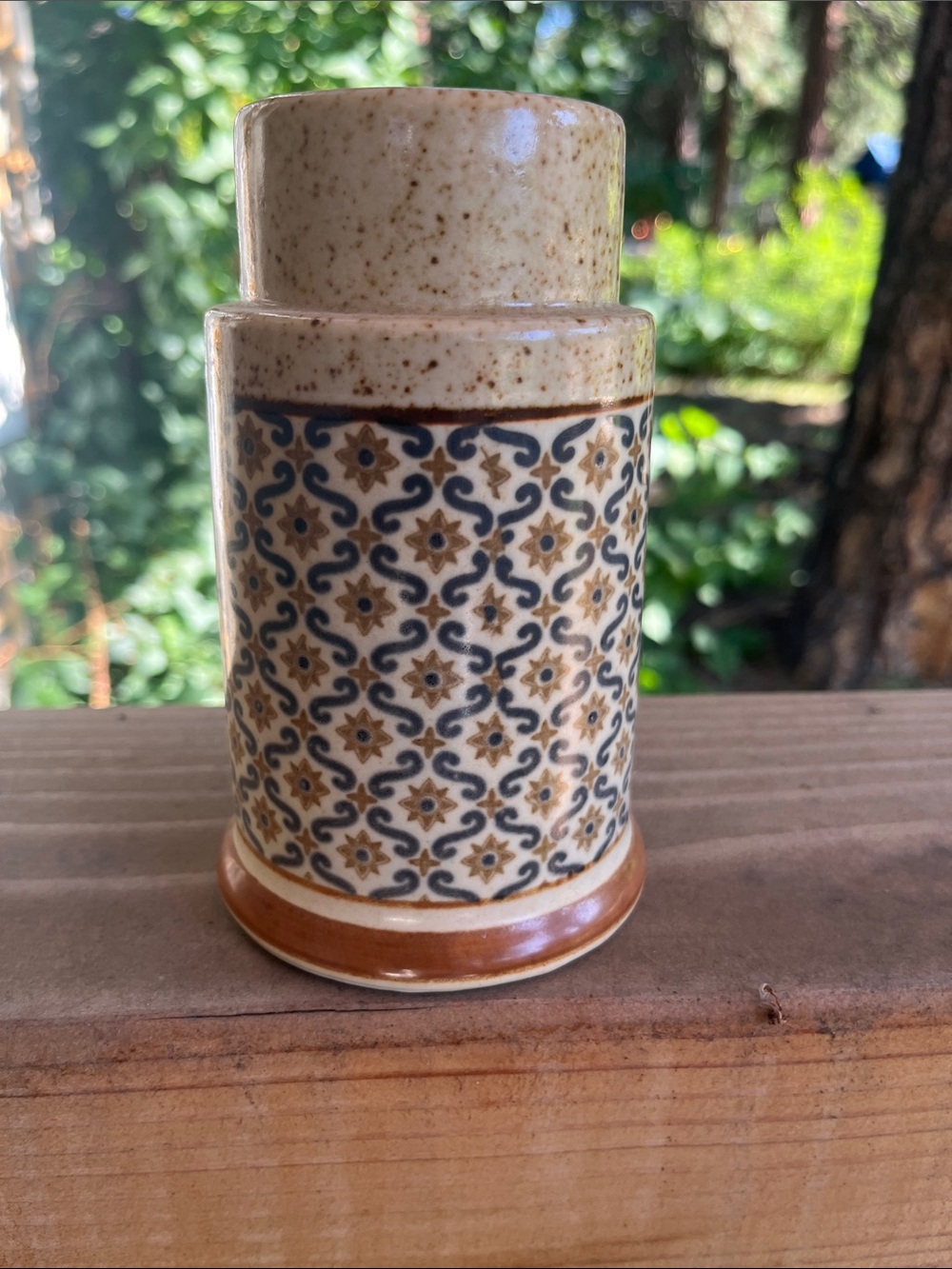 Vintage Japanese Candle Holder
Ceramic 6” Beautiful Design